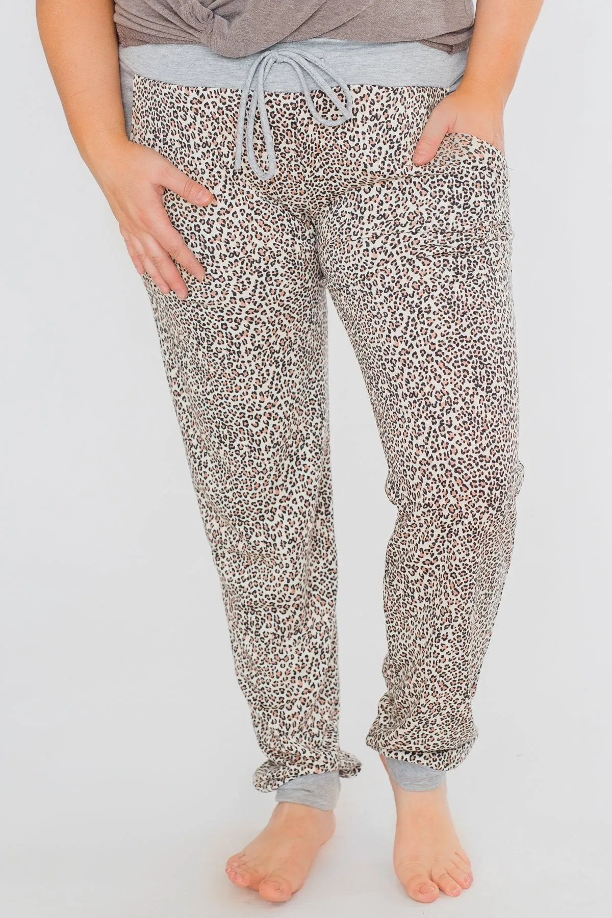 Leopard Print Joggers