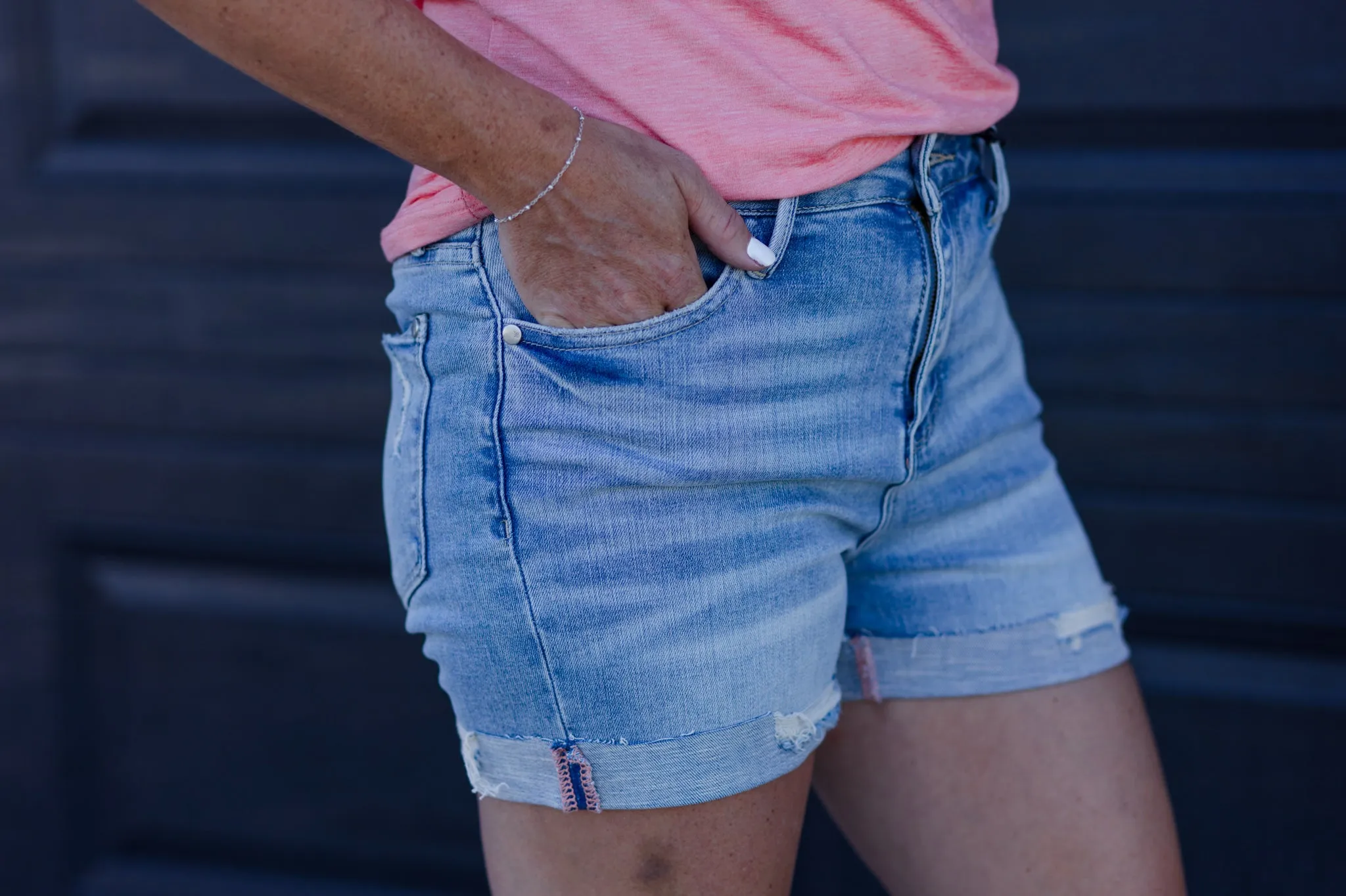 Libby Wash Judy Blue Tummy Control Shorts