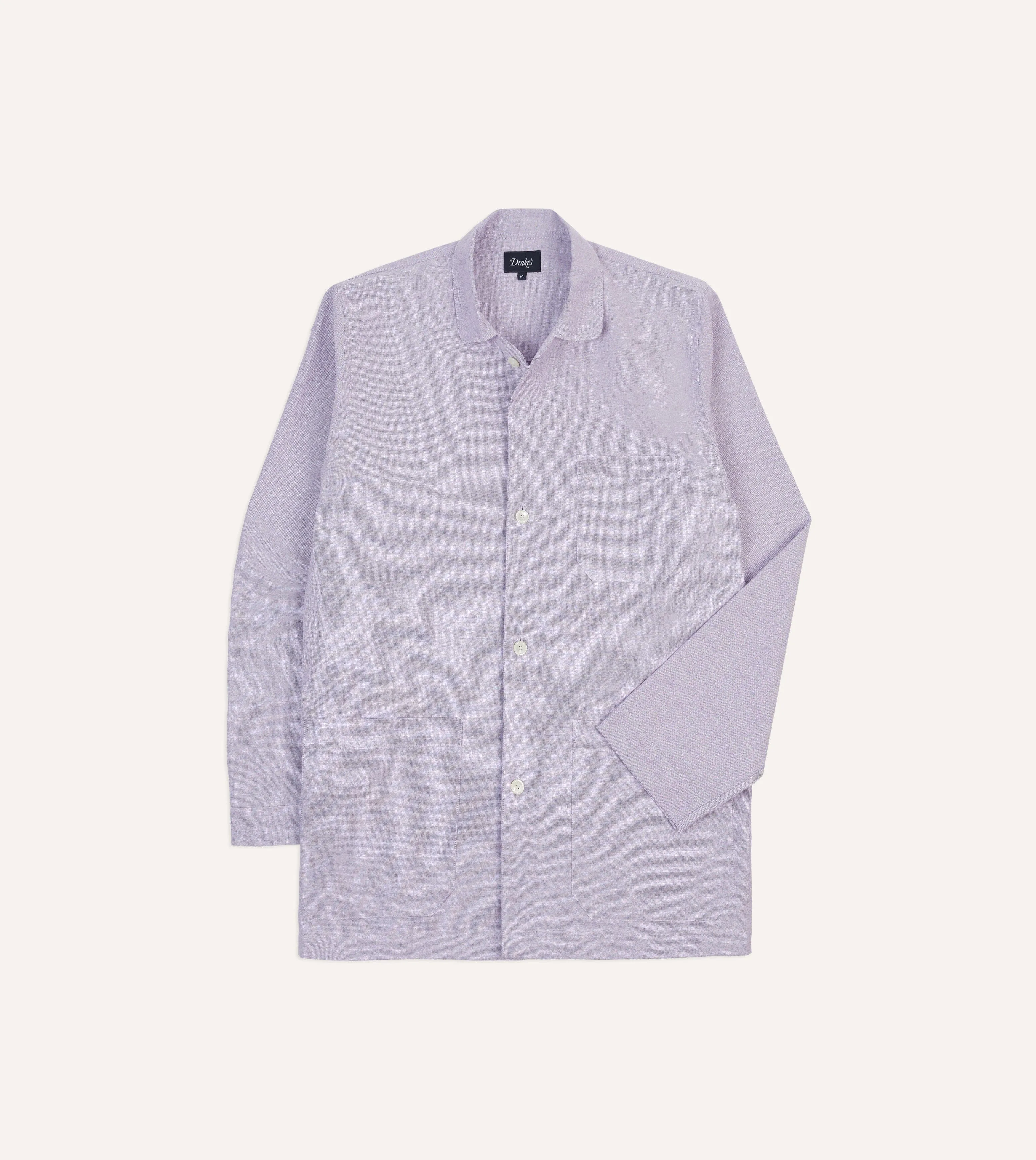Lilac Oxford Cotton Pyjama Set
