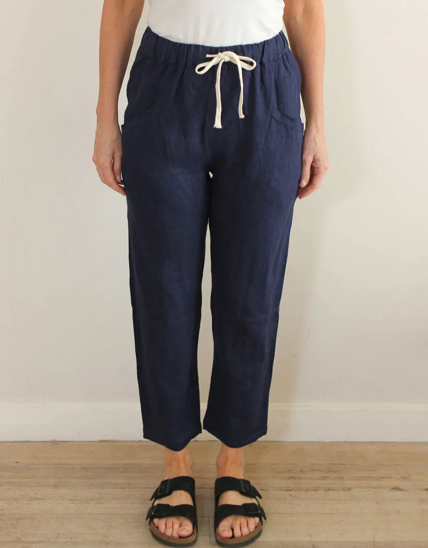 Little Lies Luxe Pants - Navy