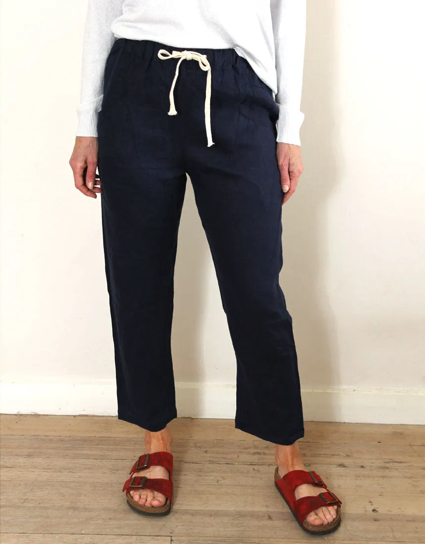 Little Lies Luxe Pants - Navy
