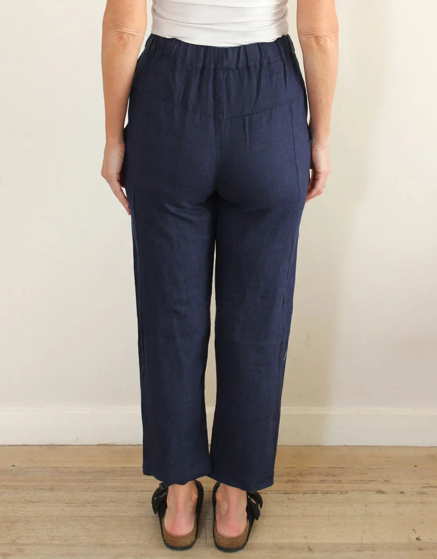 Little Lies Luxe Pants - Navy