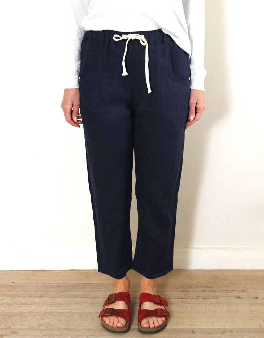 Little Lies Luxe Pants - Navy