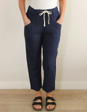Little Lies Luxe Pants - Navy