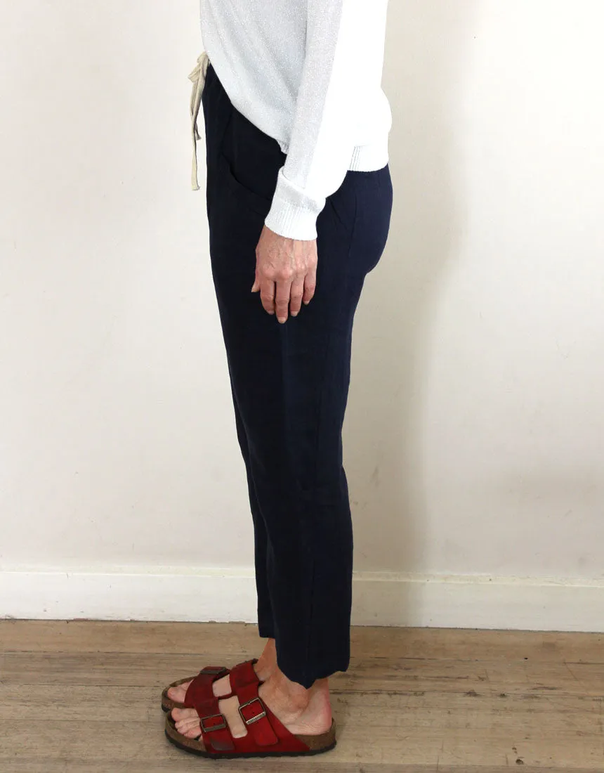 Little Lies Luxe Pants - Navy