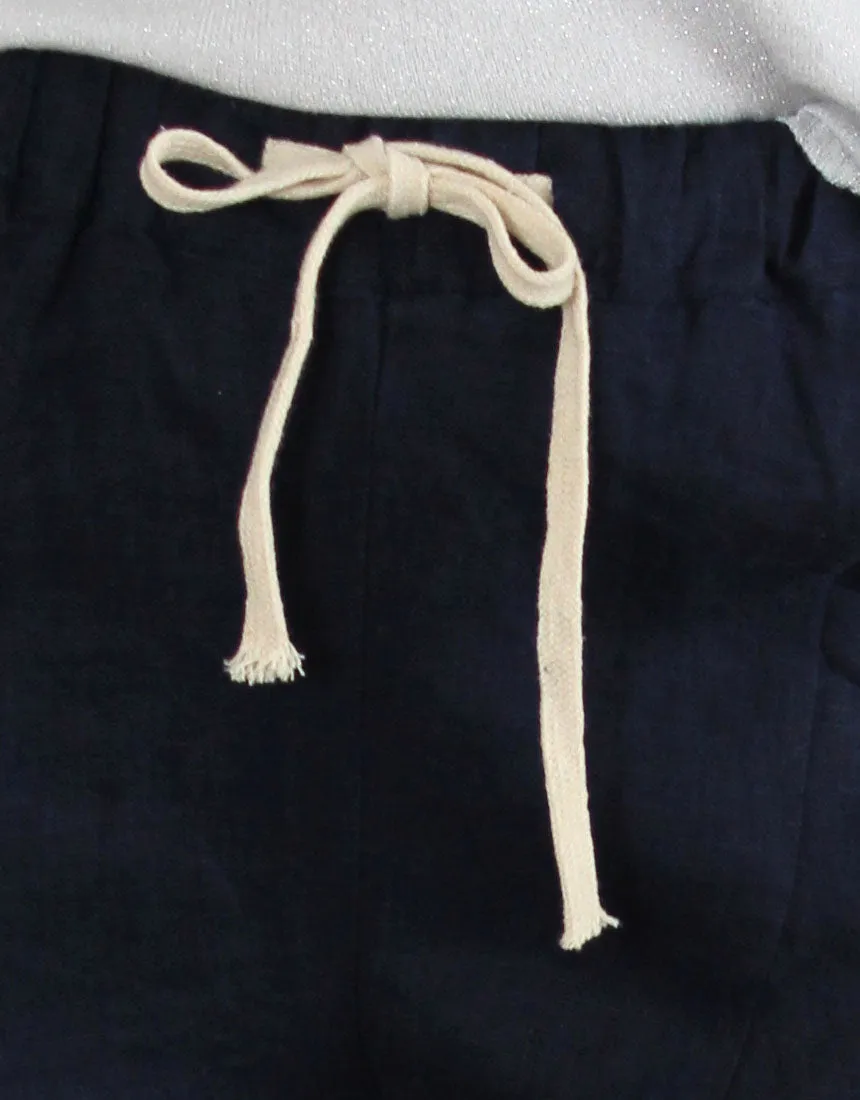 Little Lies Luxe Pants - Navy