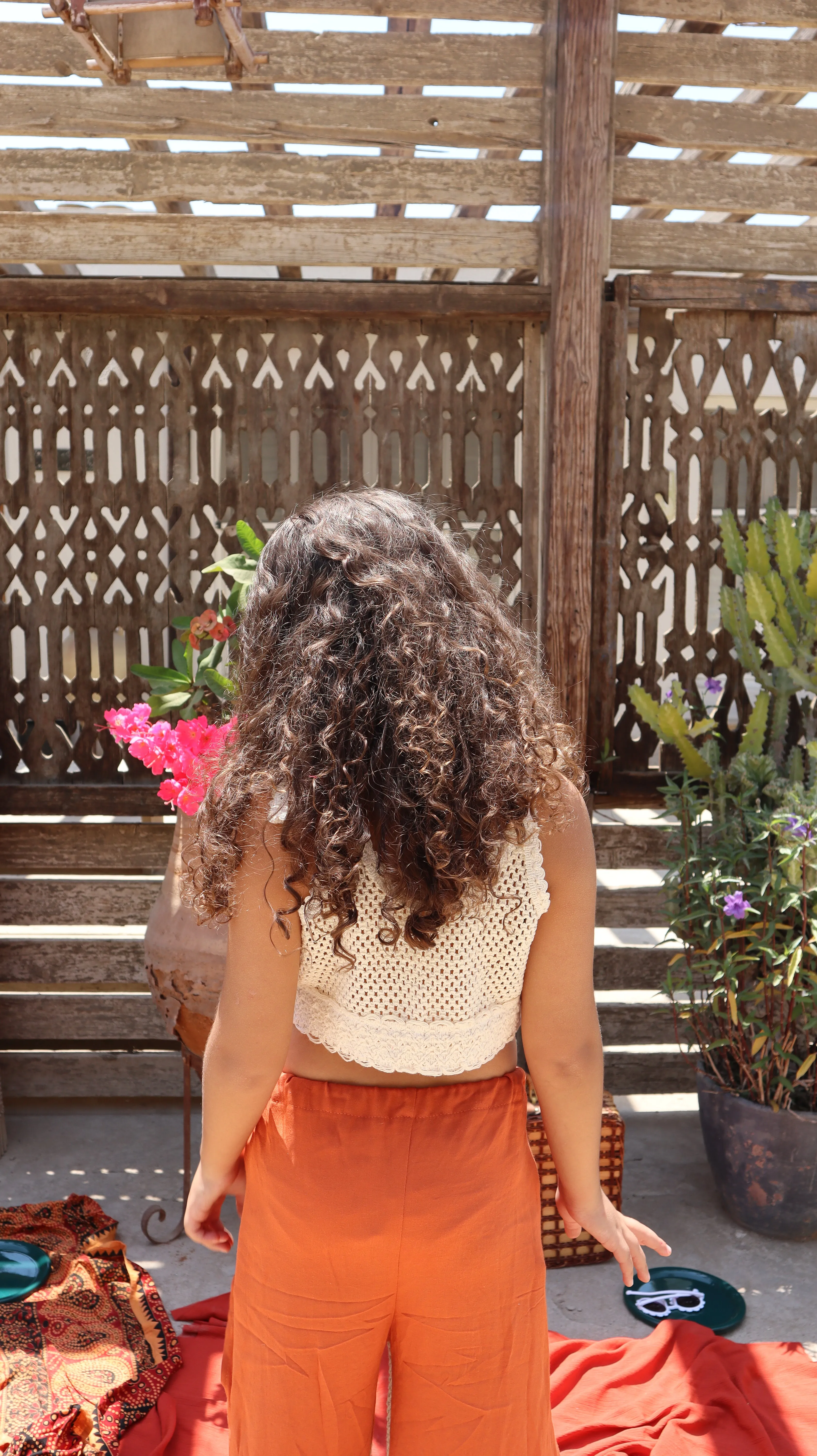 Little Seaside Cami Top in Brick