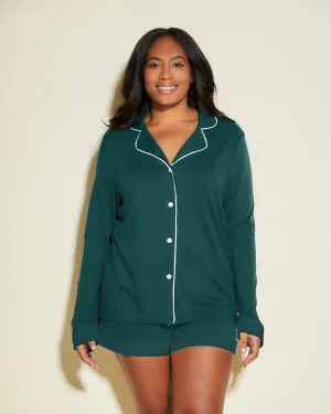 Long Sleeve Top & Boxer Pajama Set