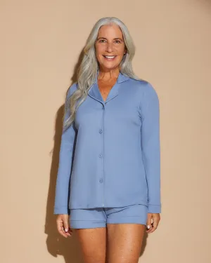 Long Sleeve Top & Boxer Pajama Set