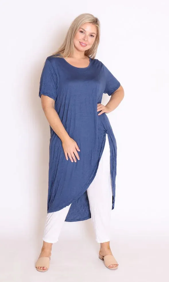 Long Split Top - Assorted - Cotton Village - CV7787