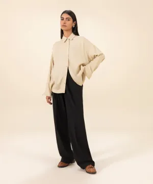 Loose-Fit Button Through Shirt