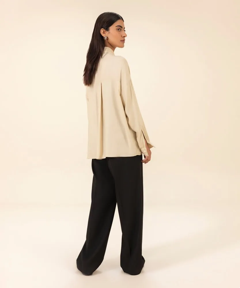 Loose-Fit Button Through Shirt