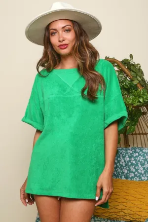 LOOSE FIT CONTRAST TOP
