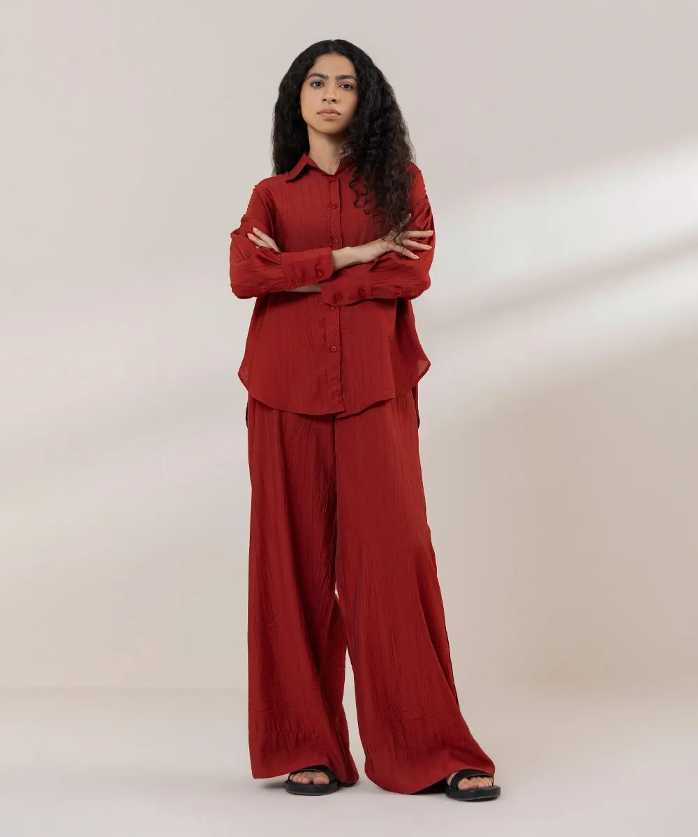 Loose-Fit Textured Shirt