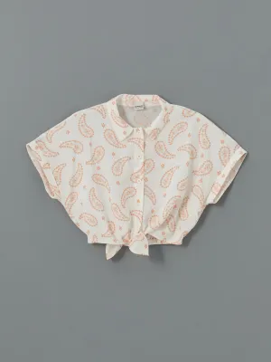 Loose Fit Viscose Girls Shirt