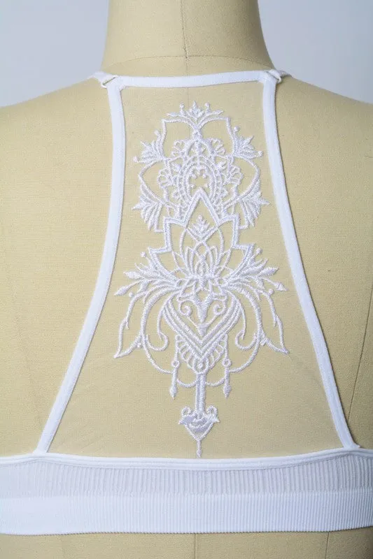 Lotus Tattoo Bralette