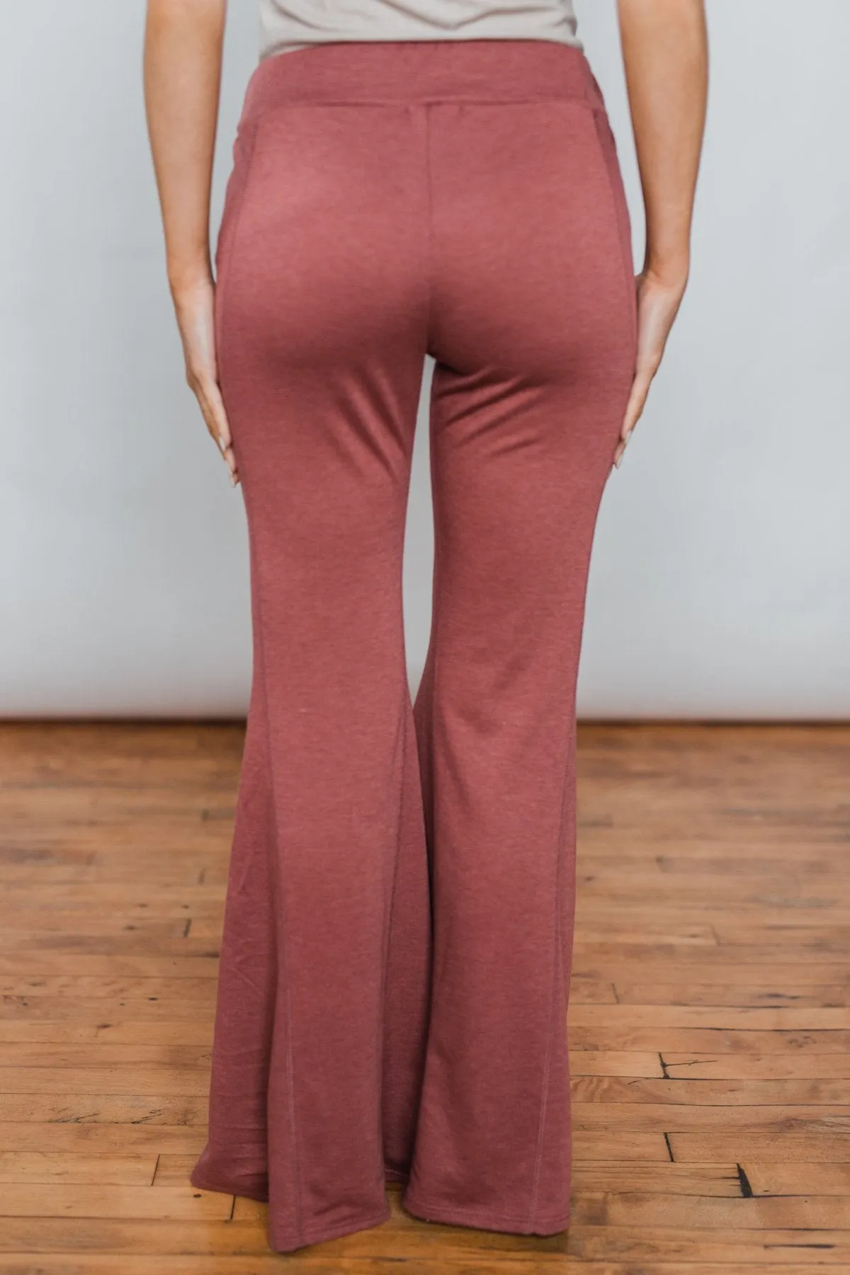 Lounging Around Pants- Brick