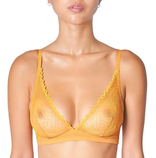 Love Hangover Wireless Bralette - Mustard -