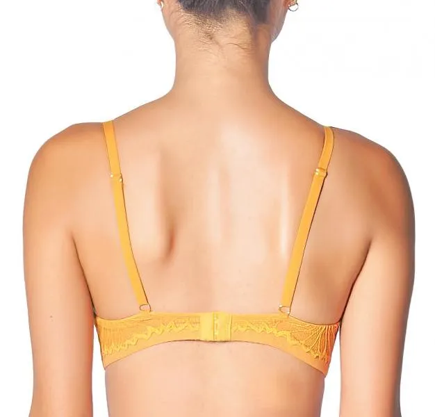 Love Hangover Wireless Bralette - Mustard -