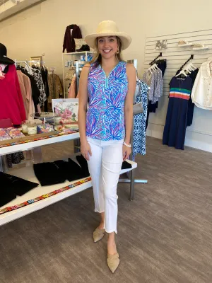 Lulu B Crochet Trim Top
