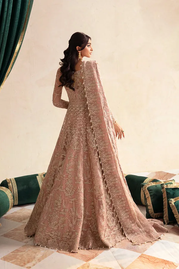 Luxury Embroidered Baby Pink Pakistani Wedding Dress Pishwas Frock