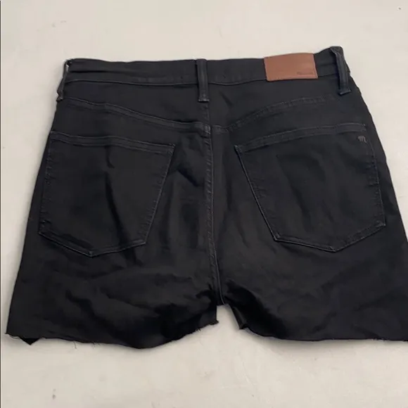 Madewell high waist custom cut-off black shorts 30