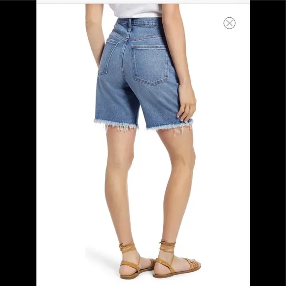 MADEWELL High Waist Mid Length Denim Shorts NWT