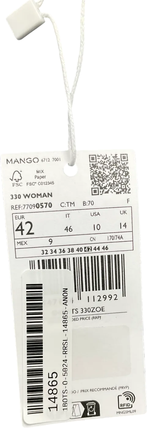 MANGO Blue Zoe High Waist Shorts UK 14