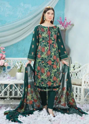 Manizay Khanam Embroidered Fancy Lawn 3Pcs