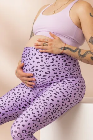 Maternity Leggings Leo Lavender