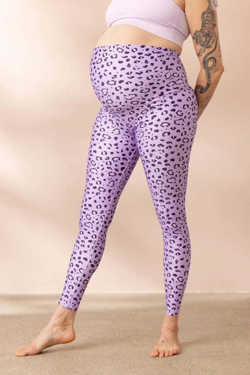 Maternity Leggings Leo Lavender