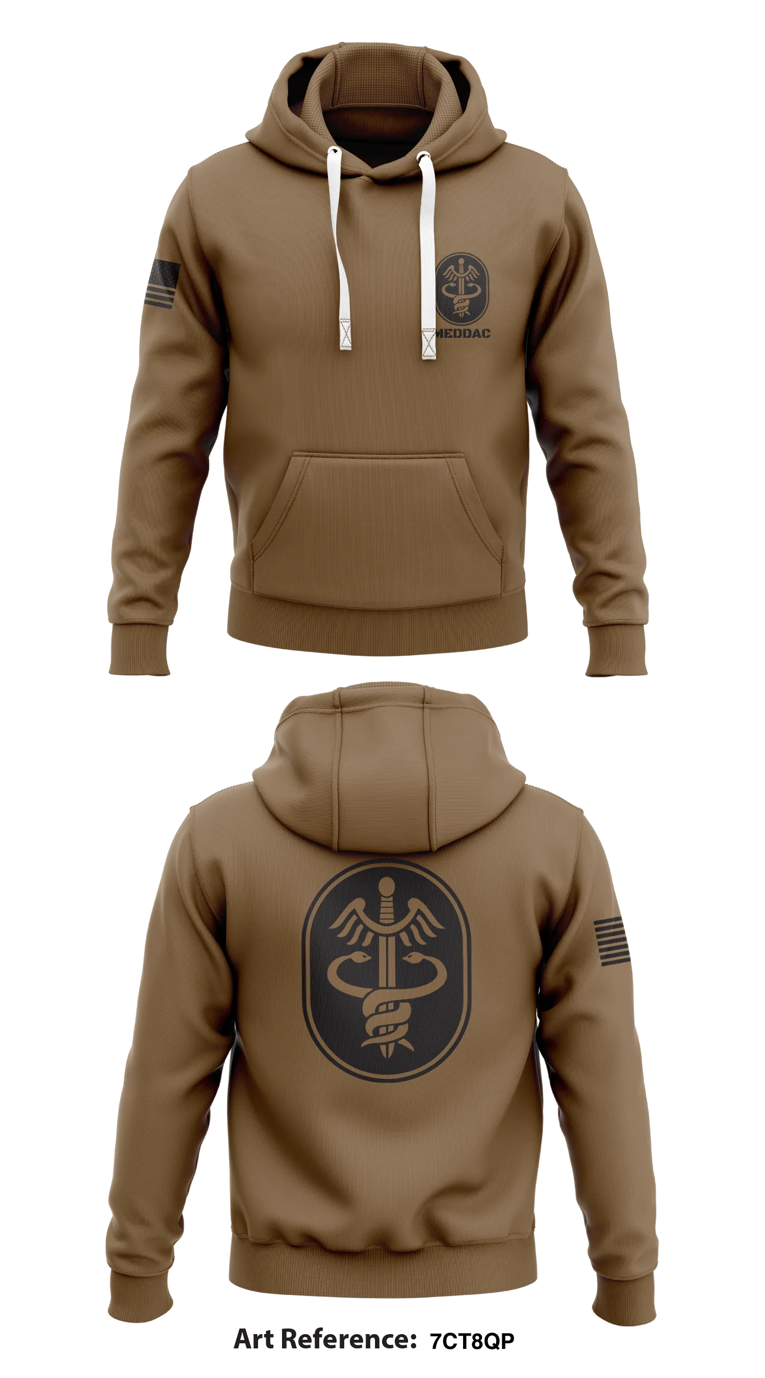 MEDDAC  Store 2  Core Men's Hooded Performance Sweatshirt - 7CT8Qp