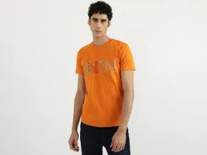 Men Printed Round Neck T-Shirt