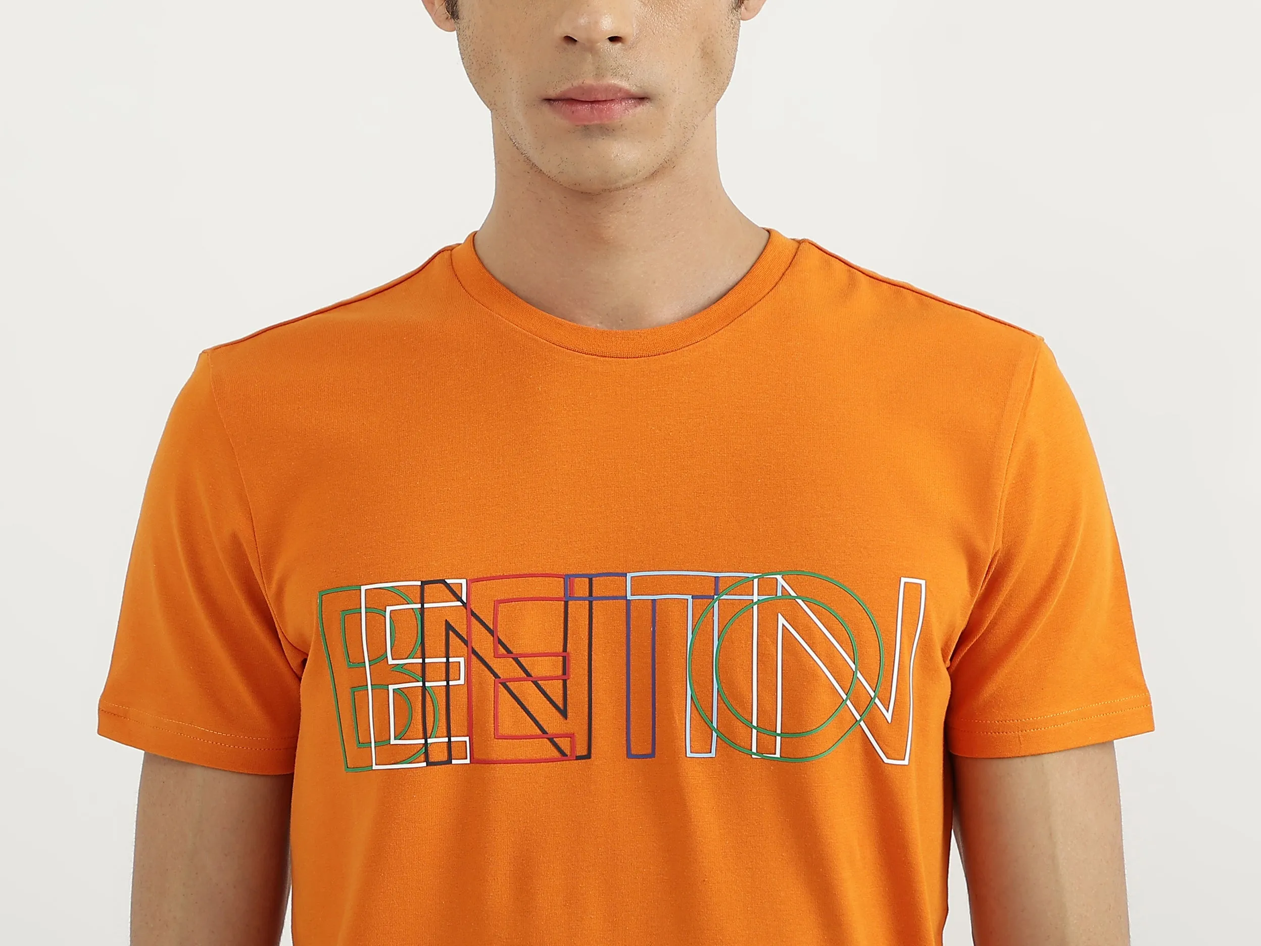Men Printed Round Neck T-Shirt