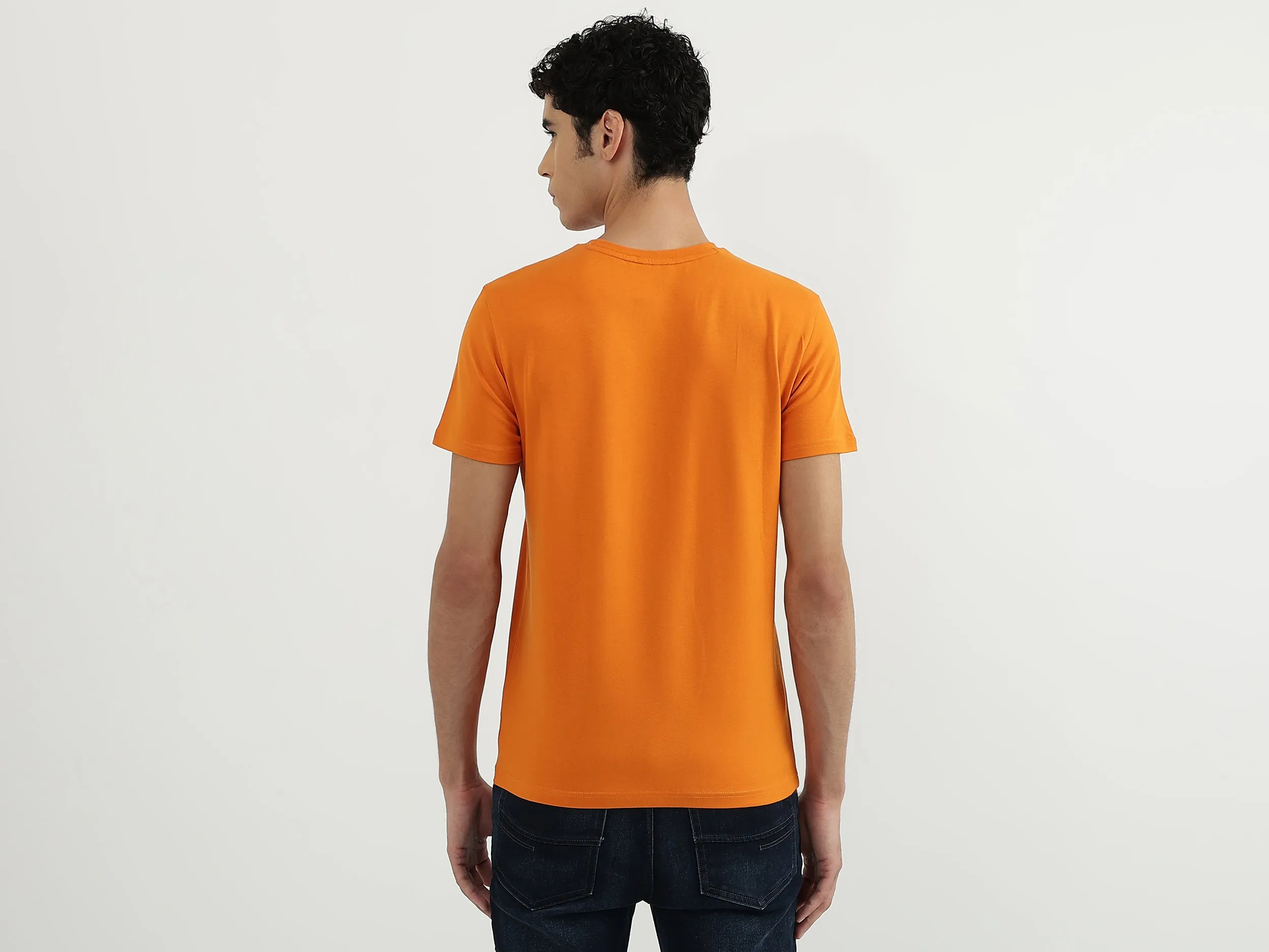 Men Printed Round Neck T-Shirt
