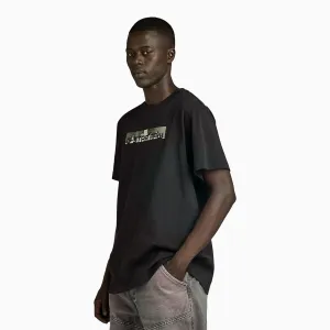 Men's Flight Deck Back Graphic Loose T-Shirt