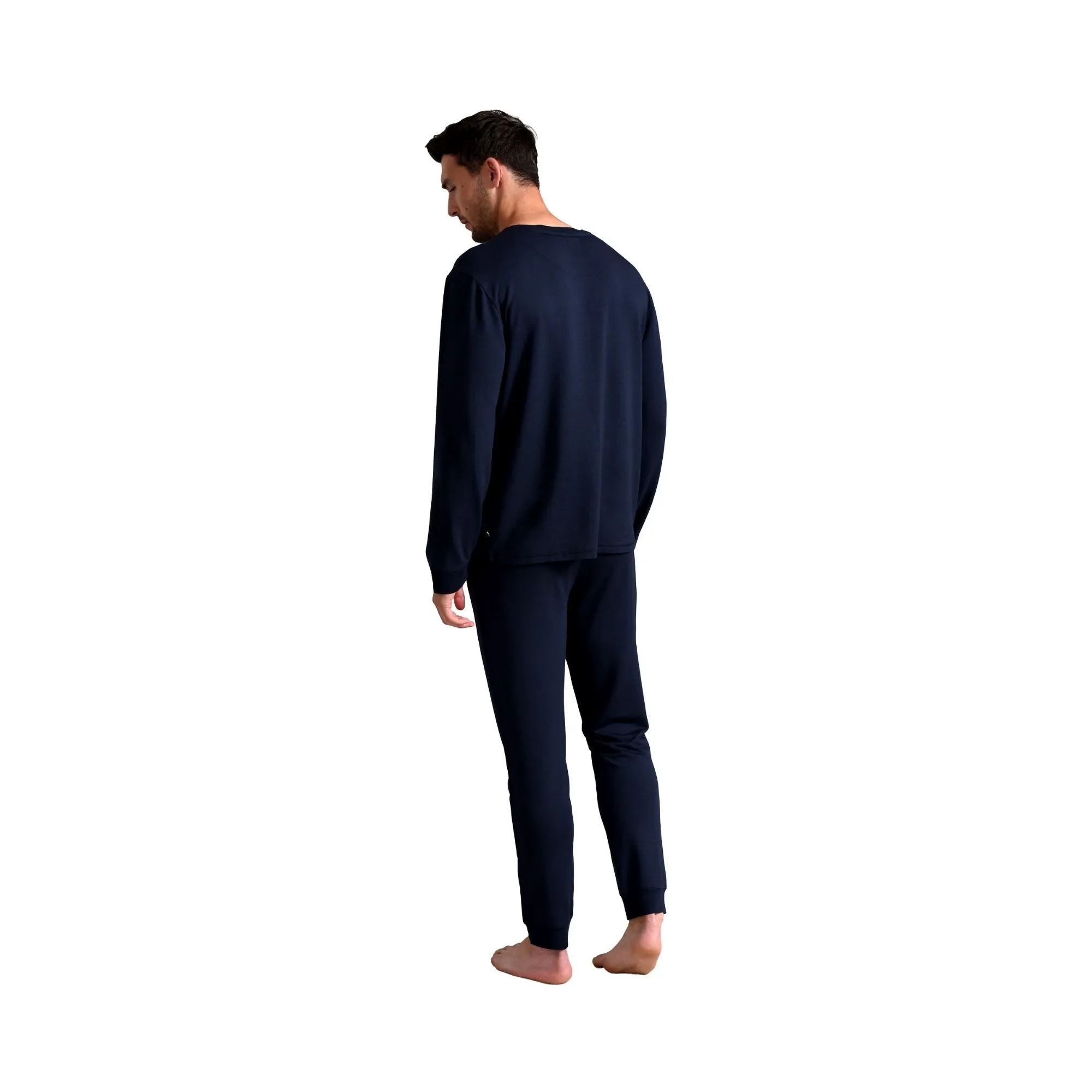Mens Luxury Pyjama Trousers Loungewear Jogging Bottoms