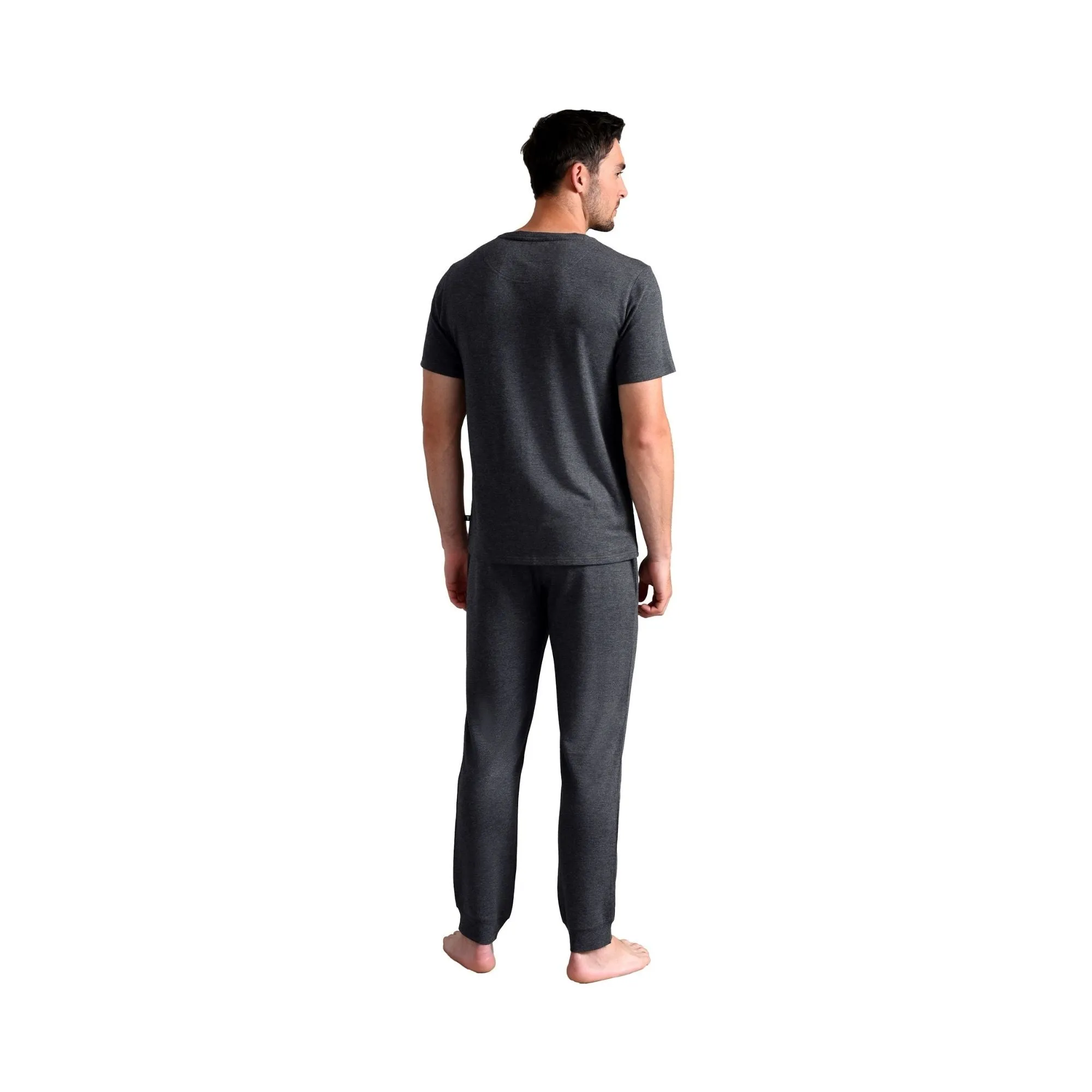 Mens Luxury Pyjama Trousers Loungewear Jogging Bottoms