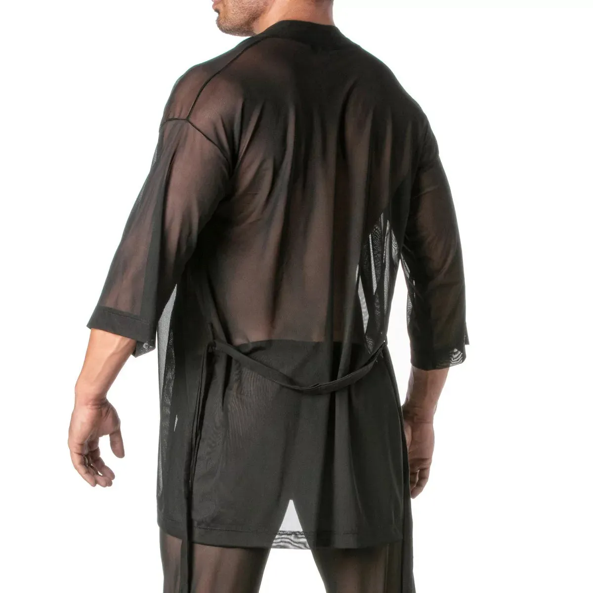Mesh Kimono Vest