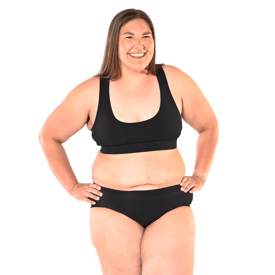 Mid Rise Briefs - Black