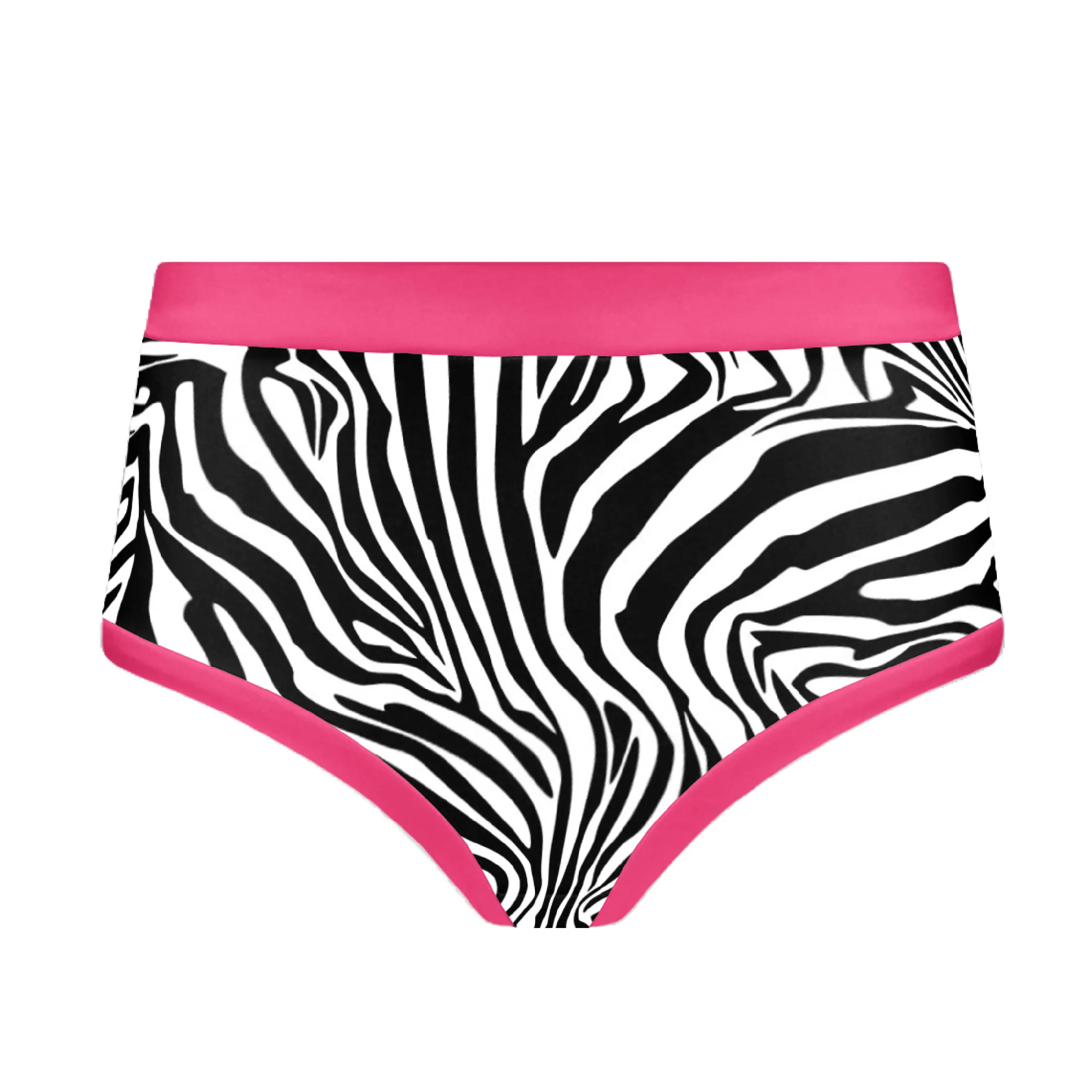 Mid Rise Briefs - Pink Zebra