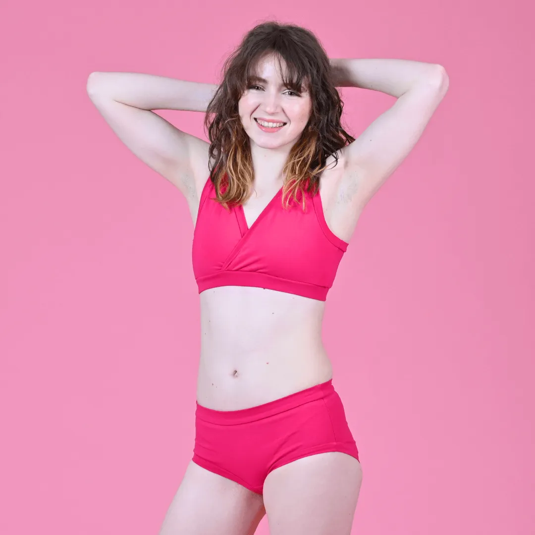 Mid Rise Briefs - Raspberry