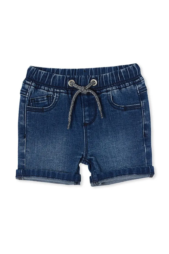 Milky | Knit Denim Shorts | Sizes 8-12