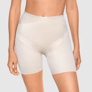 Miraclesuit Tummy Tuck Firm Control Waistline Bike Shorts Beige