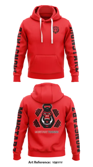 Monstarz Store 1  Core Men's Hooded Performance Sweatshirt - YS8yYY