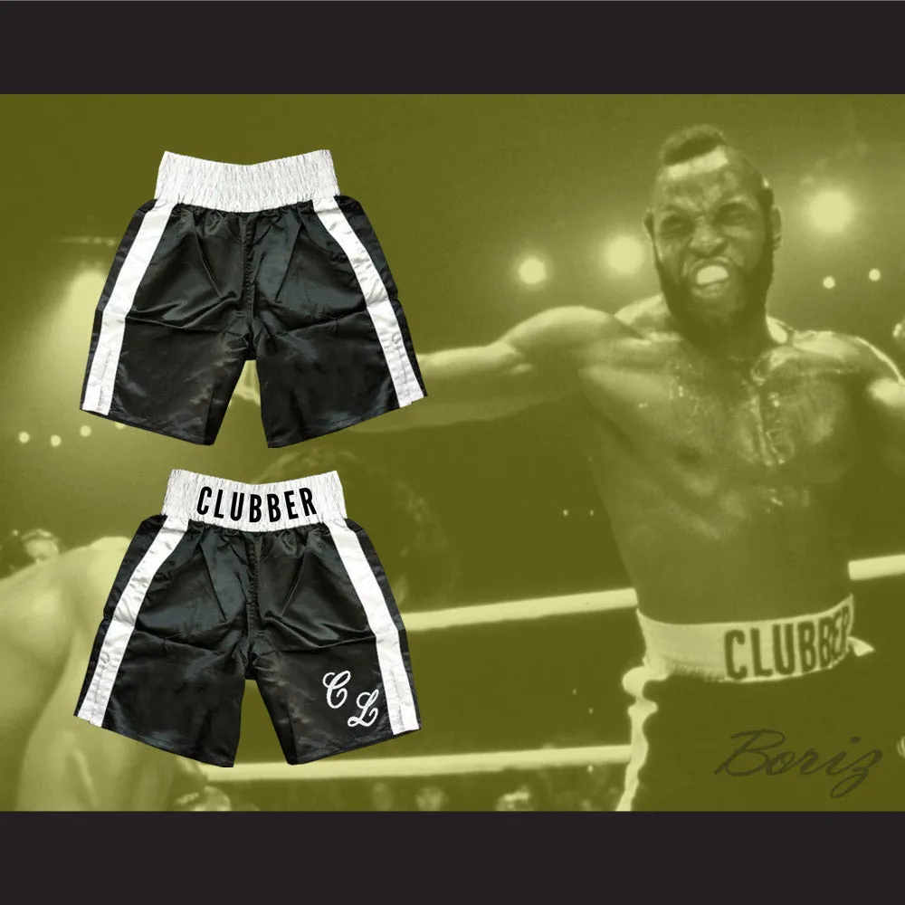 Mr T Clubber Lang Black Boxing Shorts