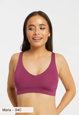 Mysa Cup-Sized Bralette - Cranberry