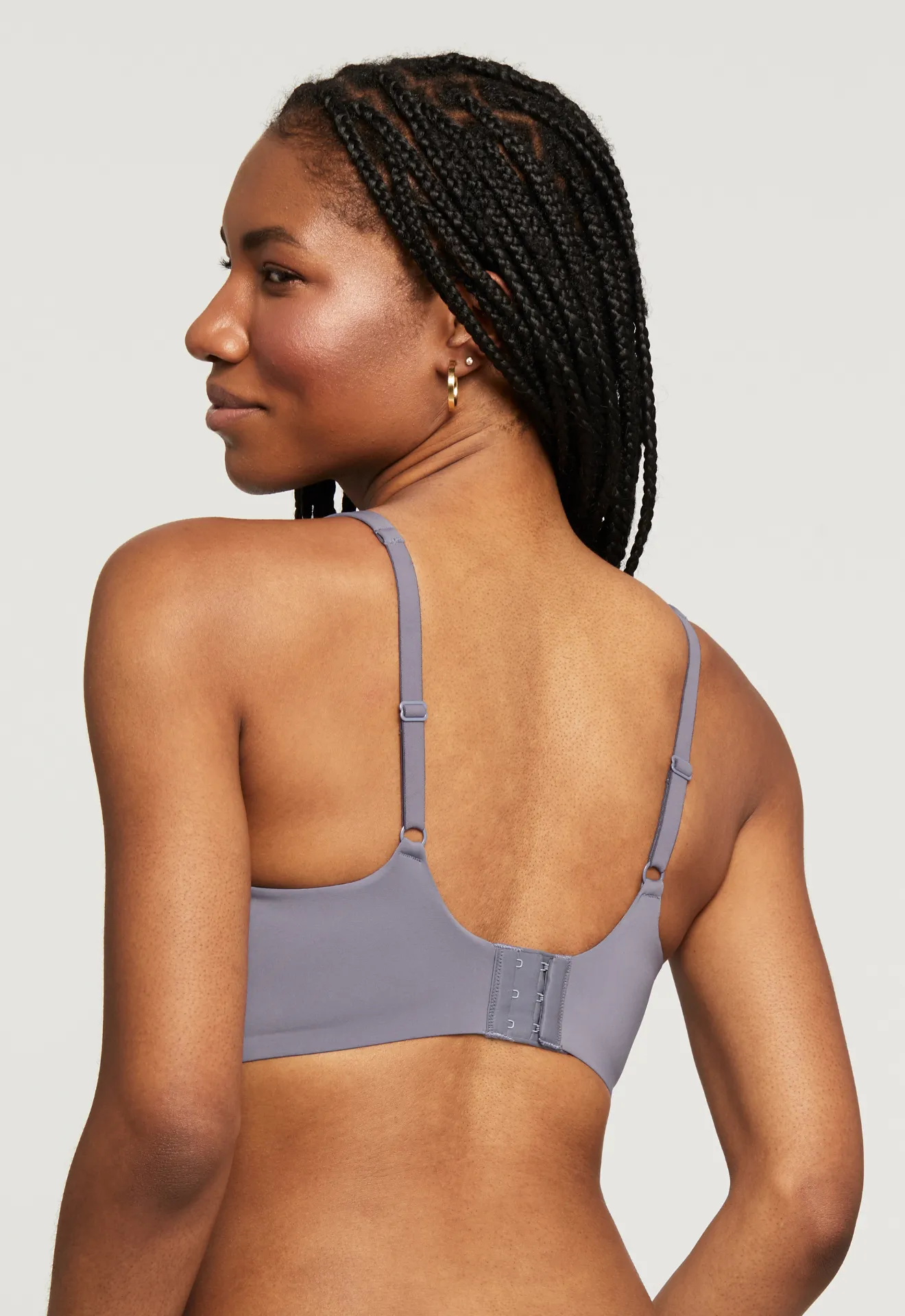 Mysa Cup-Sized Bralette - Crystal Grey