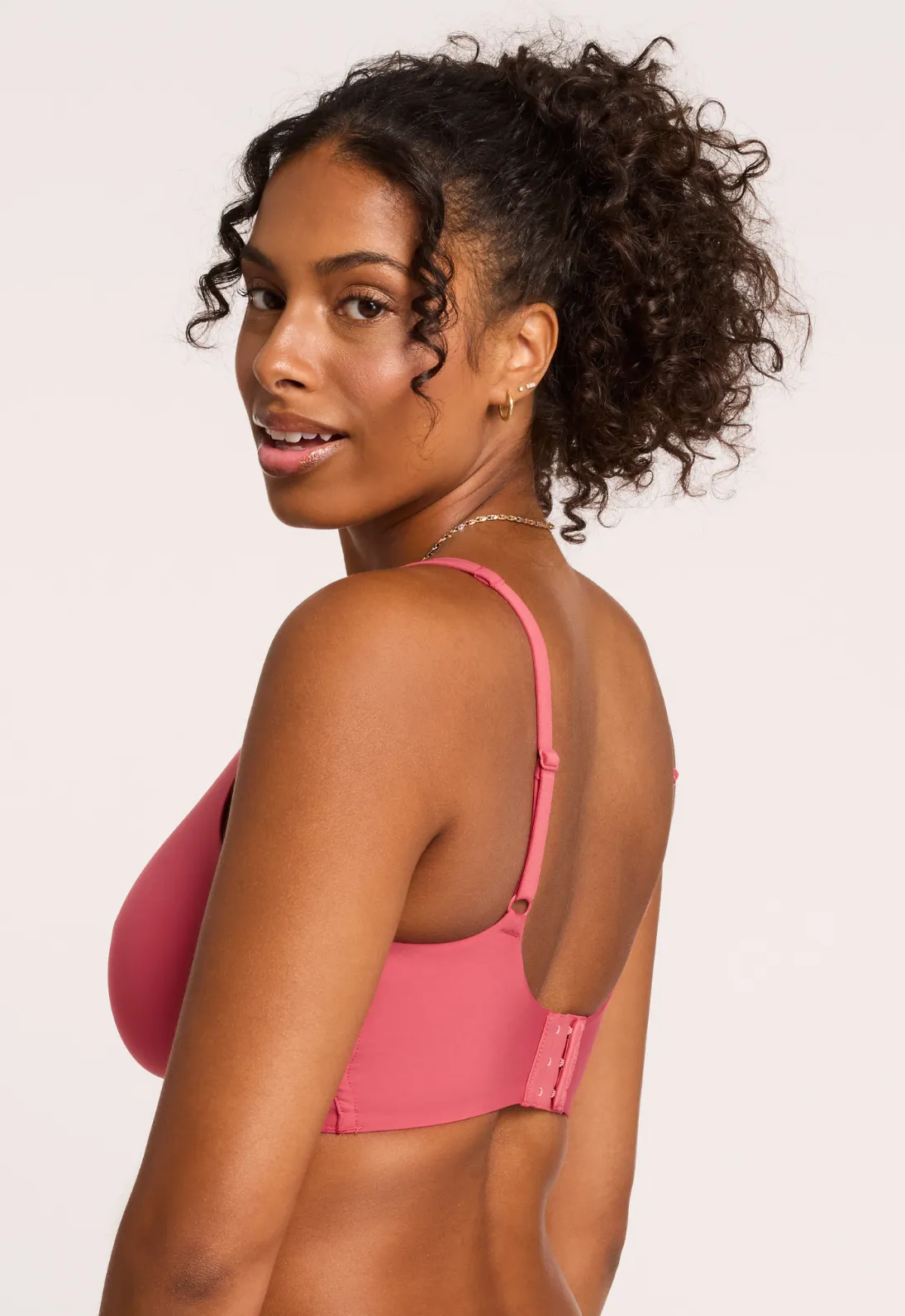 Mysa Cup-Sized Bralette - Spiced Coral