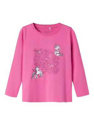 NAME IT | Mini Girl Loose Fit Long Sleeved Top